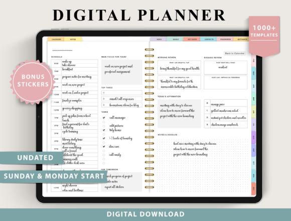 Download Digital Planner for Ipad, GoodNotes - Ipad Collection