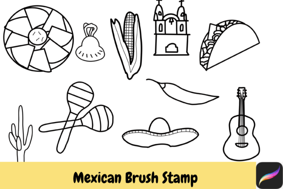 Download Mexican Procreate Brush Stamps IPAD - Ipad Collection