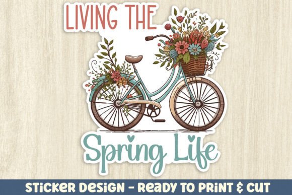 Download Spring Sticker Design - Premium Resources